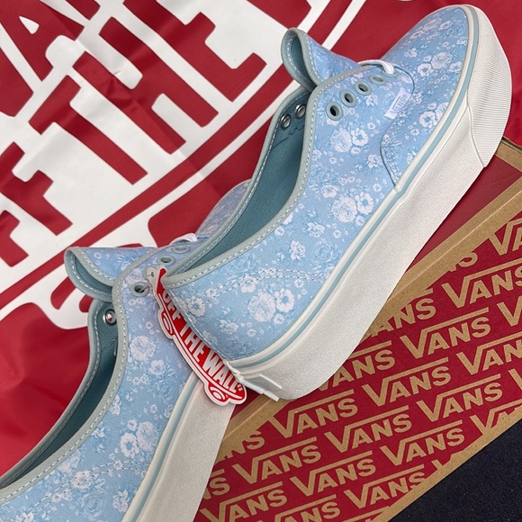 Vans Authentic PLATFORMS Tonal Floral/Omphlds/True White sneakers-platforms Men’ - Picture 15 of 16